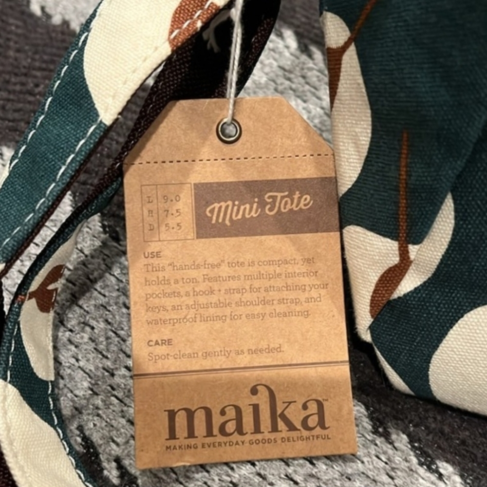 Maika mini tote, tansy - Picture 3 of 10